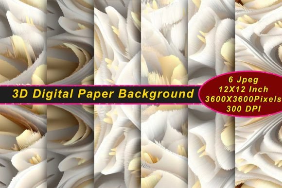 Download 3D Background Digital Paper &amp; Wallpaper - 3d background Collection
