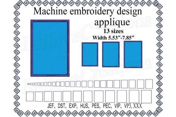 Download Rectangle Applique - Rectangle Collection